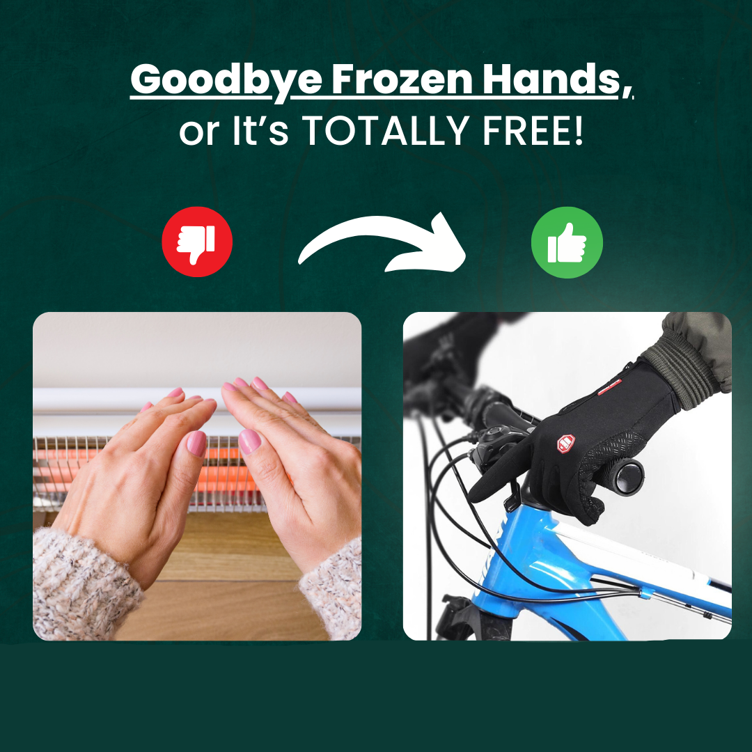 Warm Water Resistant Touch Screen Sports Gloves
