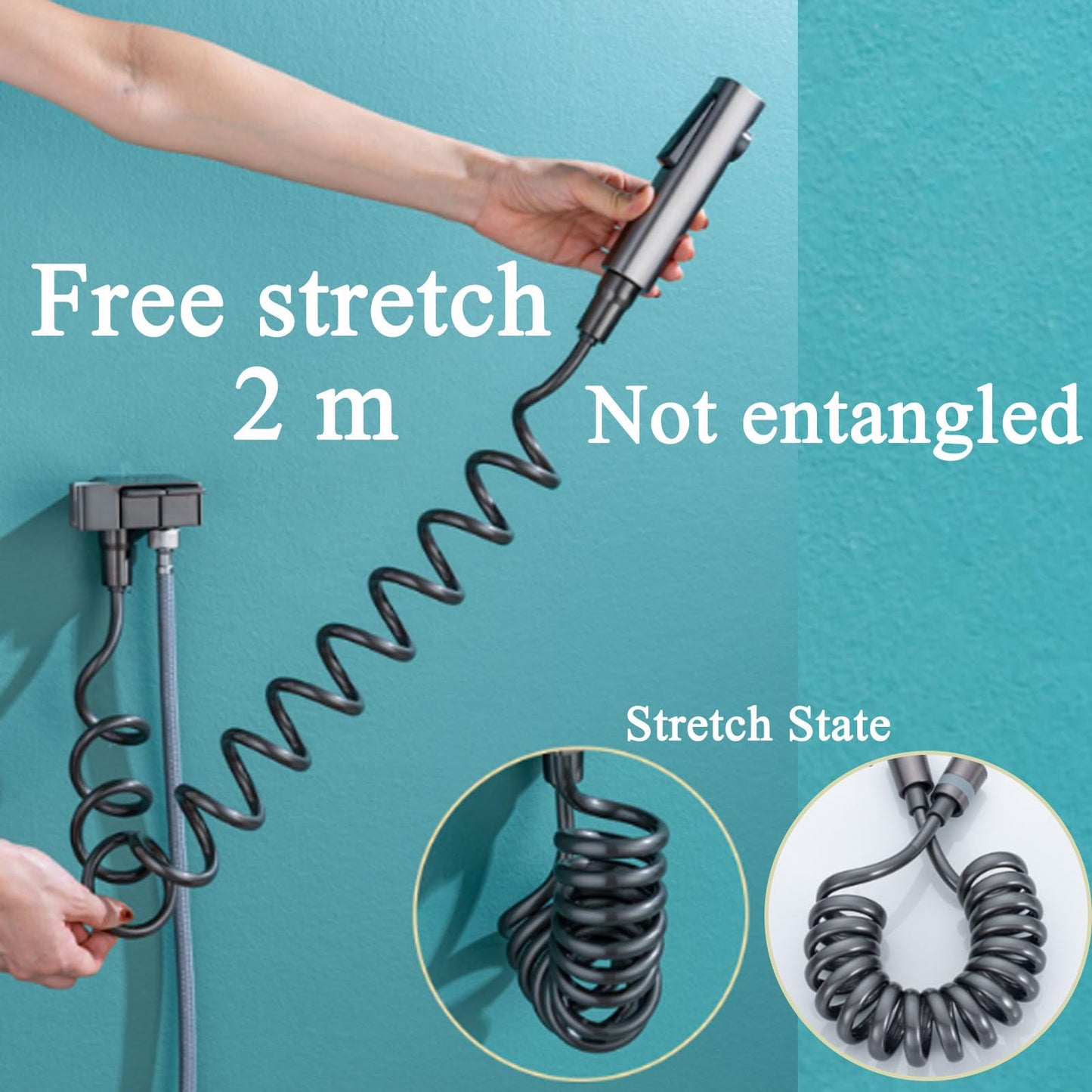 Easy Grip Bidet Sprayer with Simple Controls
