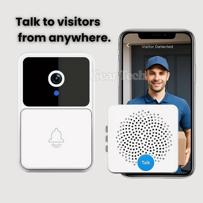 Wi-Fi Video Doorbell with Motion Detection and Audio