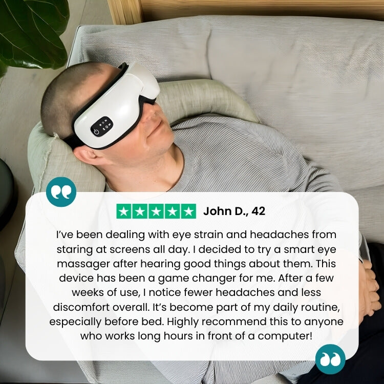 Advanced Eye Massager with Heat and Air Pressure Therapy