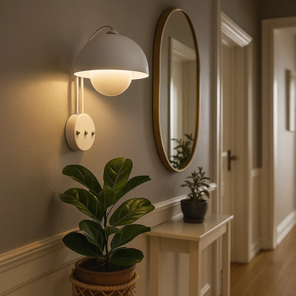 Elegant LED Wall Light – Floral Pattern & Soft Glow