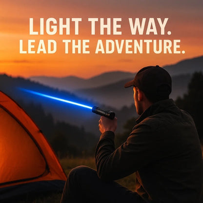 Bright Heavy-Duty Waterproof Outdoor Laser Torch Light