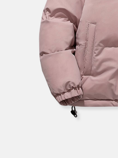 Warm Women's Down Filled Hooded Puffer Jacket