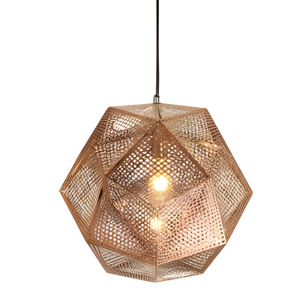 Modern Round Metal Pendant Light Fixture