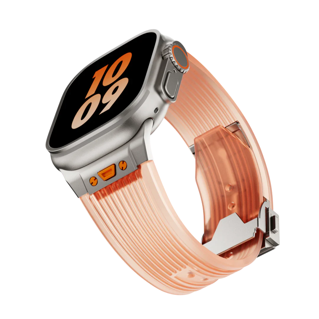 Transparent Soft Apple Watch Silicone Strap