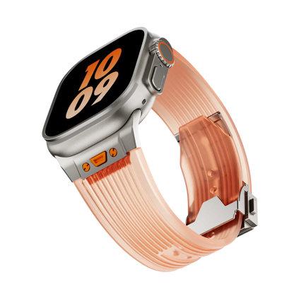 Transparent Soft Apple Watch Silicone Strap