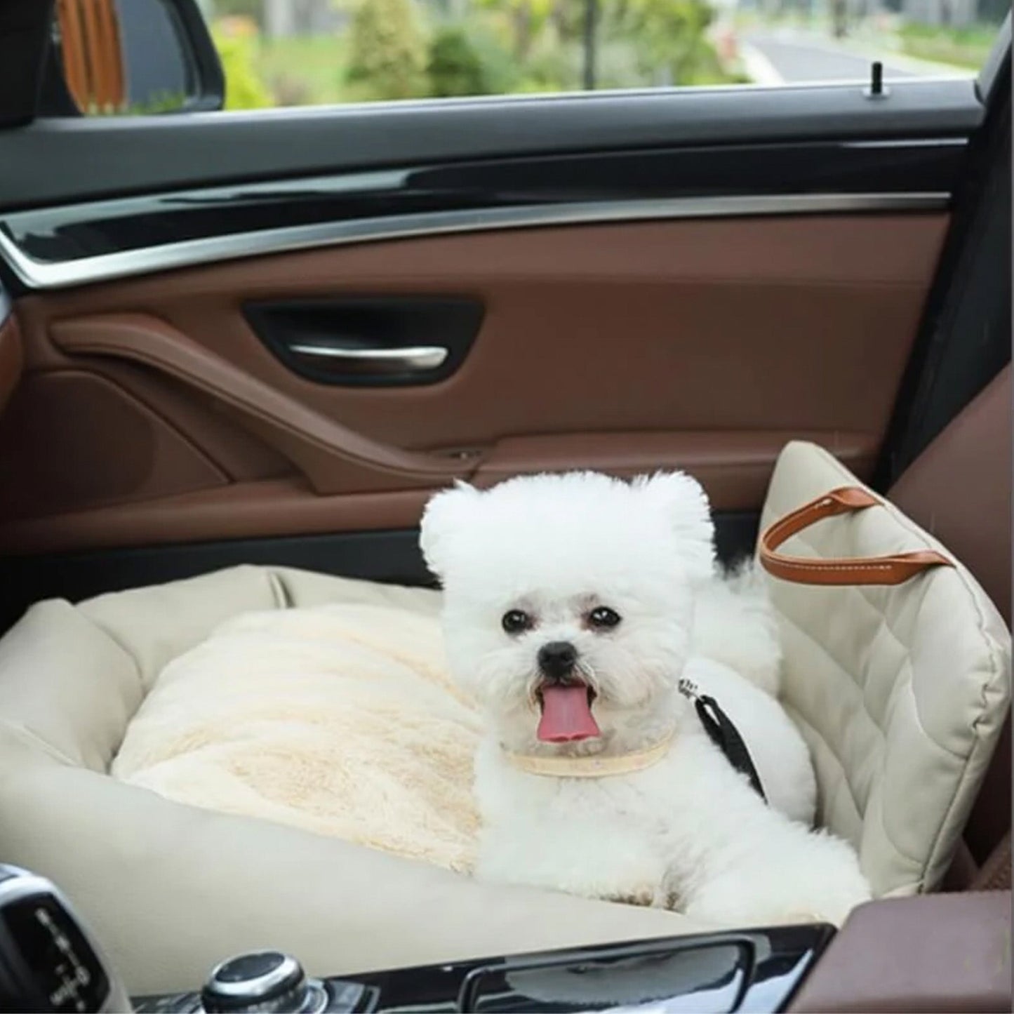 Durable Pet Car Seat Cover - Waterproof & Cozy