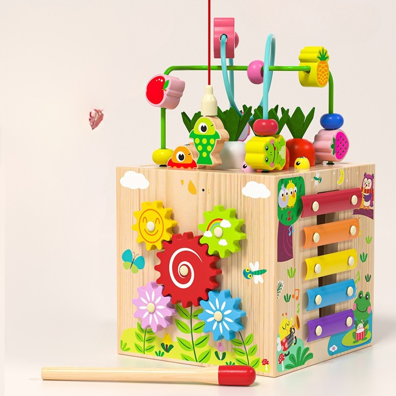 Fun 8-in-1 Learning Toy Cube for Kids