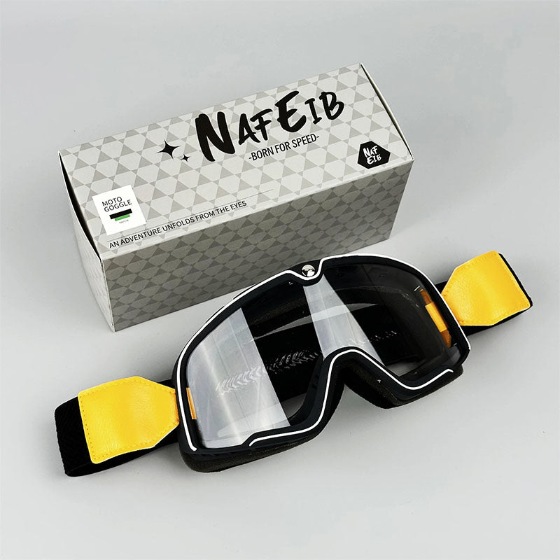 Vintage Style Prescription Goggles with UV Protection