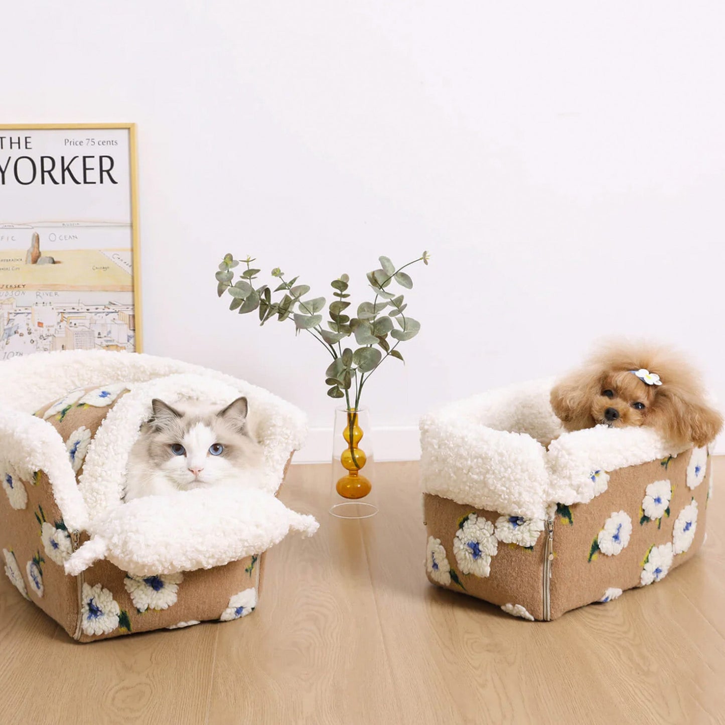 Comfortable Car Dog Bed - Safe & Compact Pet Seat