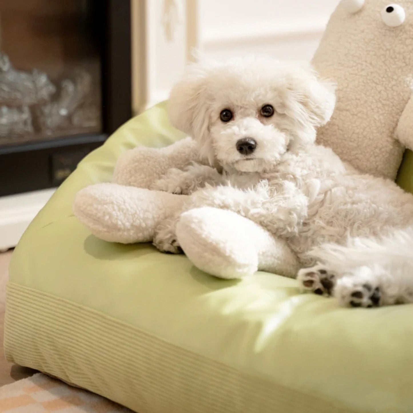 Comfy Pet Bed Waterproof Durable Plush Cushion