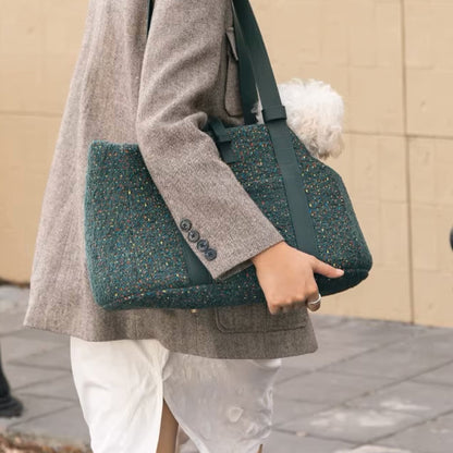 Cozy Plush Pet Carrier Bag