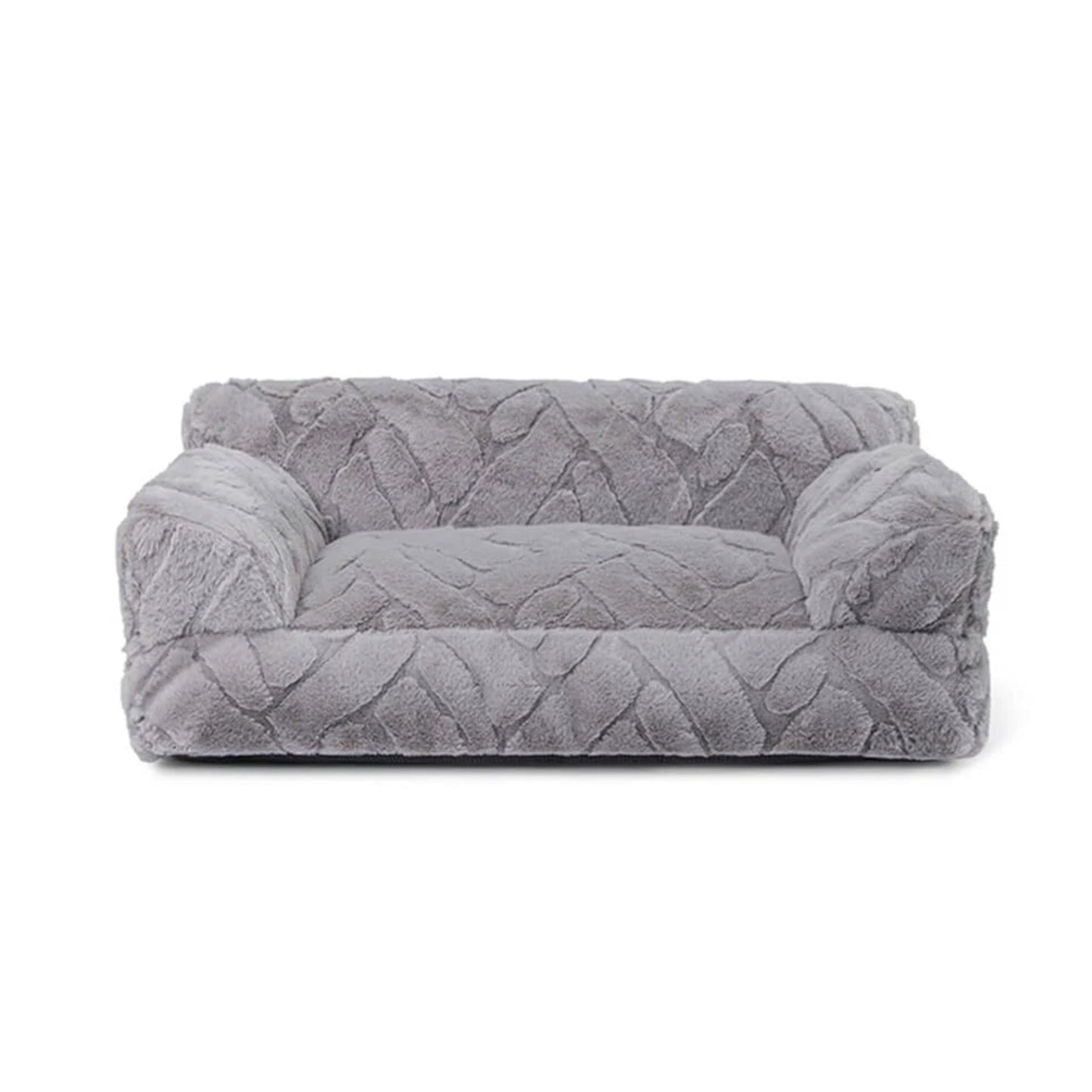 Plush Fake Fur Pet Bed Super Soft Cozy Comfortable