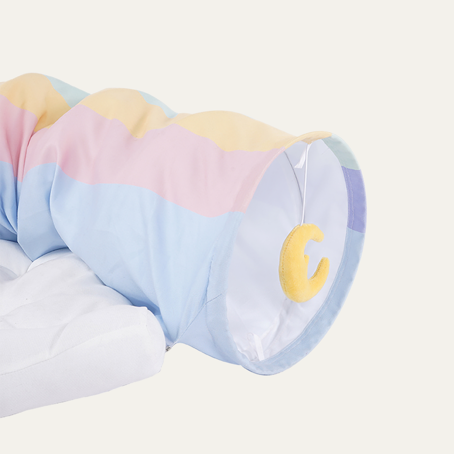 Fun Plush Kitty Play Tunnel
