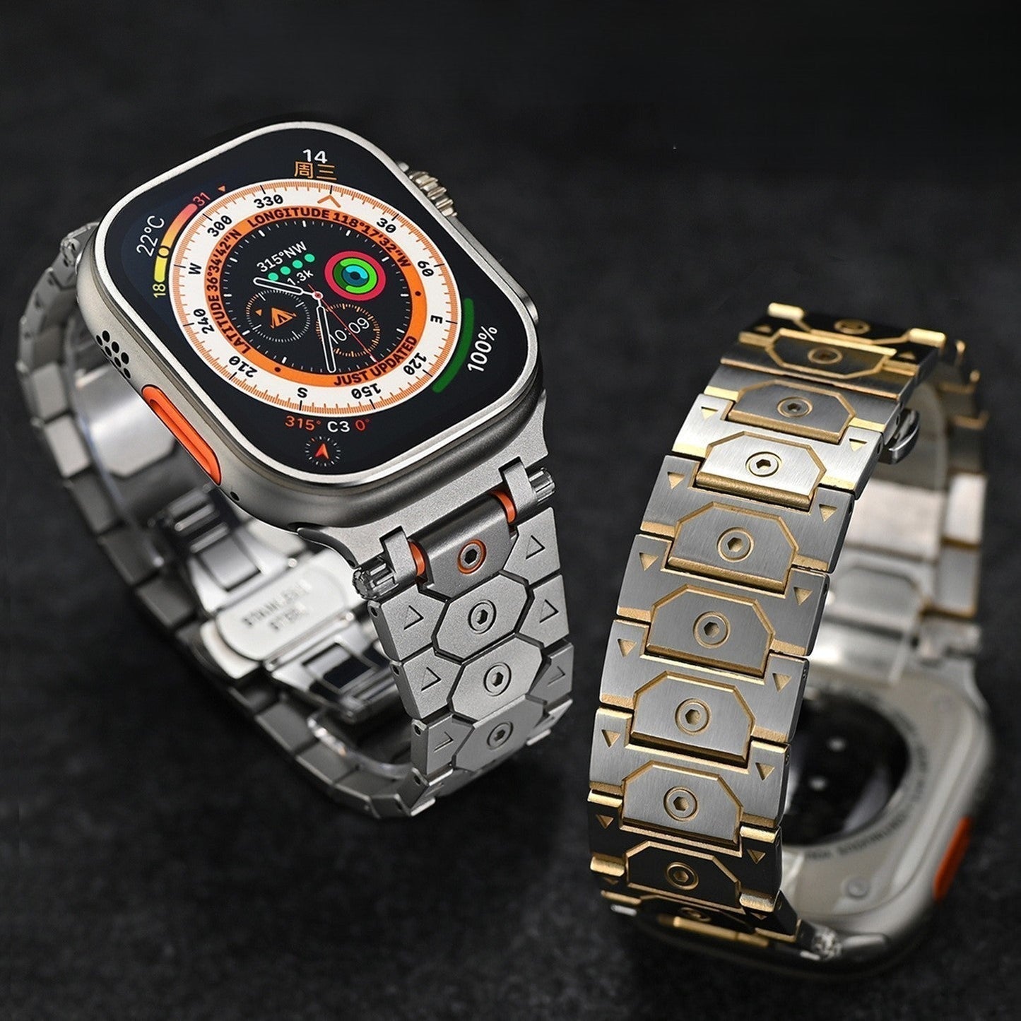 Metallic Watch Band for Apple Watch