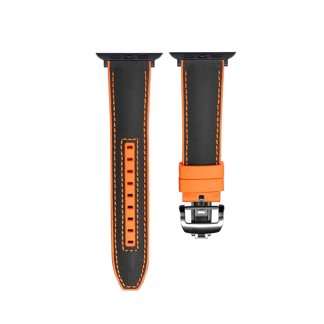 Soft Rubber Apple Watch Strap With Secure Buckle