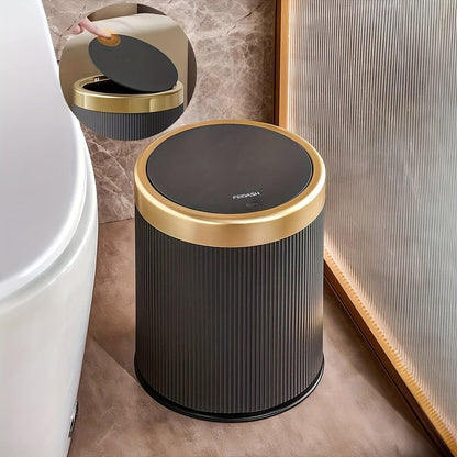 Premium Oval Pedal Bin with Twin Inner Containers
