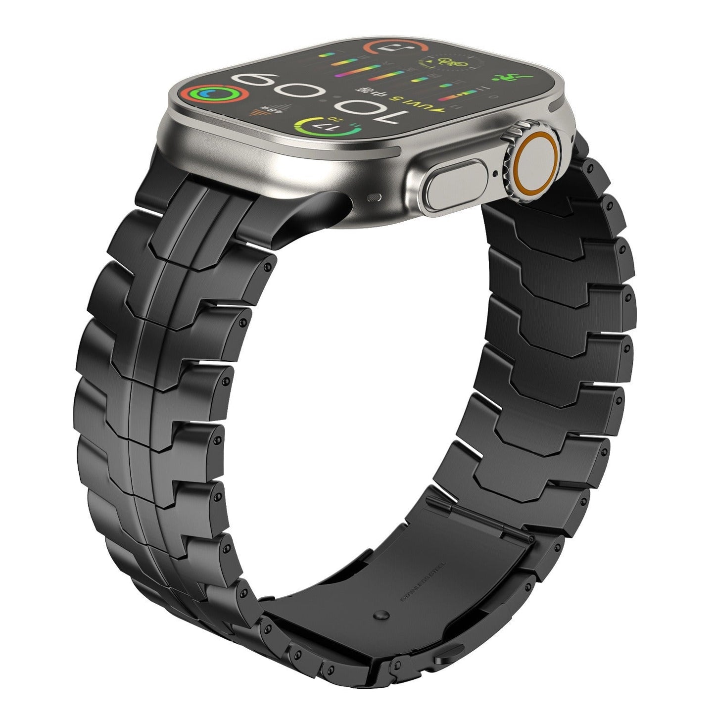 Durable Metal Apple Watch Strap with Secure Buckle