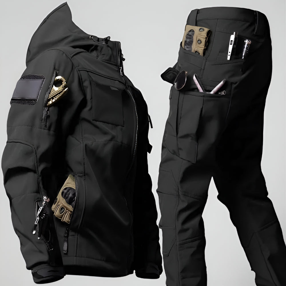 Waterproof Mens Outdoor Cargo Pants Jacket Set