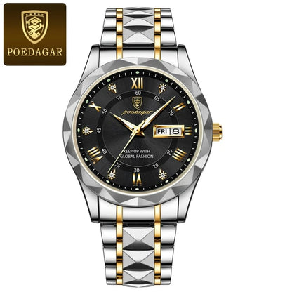 Waterproof Premium Men's Watch with Glow in Dark Feature