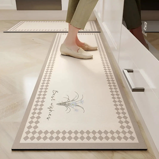 Waterproof Anti-Slip Kitchen Rug, Soft and Absorbent Mat - Lusomart