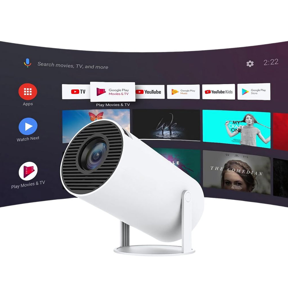 Compact 4K Portable Projector With Auto Focus