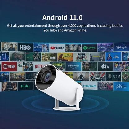 Compact 4K Portable Projector With Auto Focus