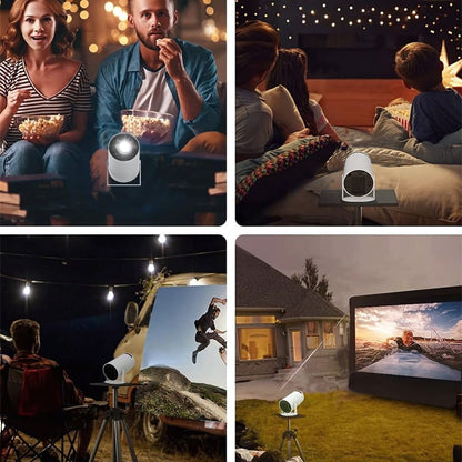 Compact 4K Portable Projector With Auto Focus