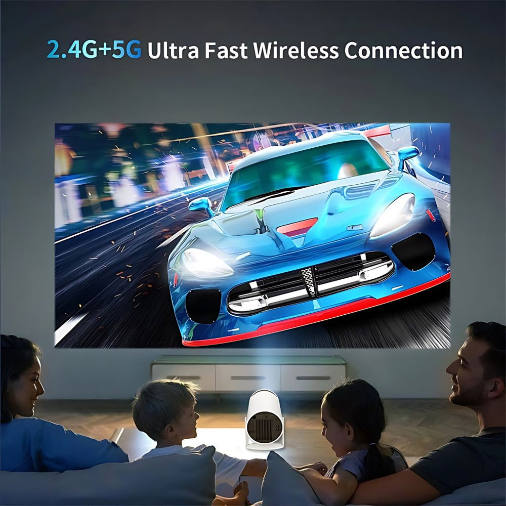 Compact 4K Portable Projector With Auto Focus