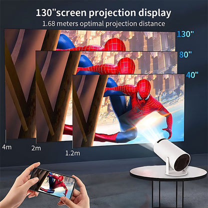 Compact 4K Portable Projector With Auto Focus