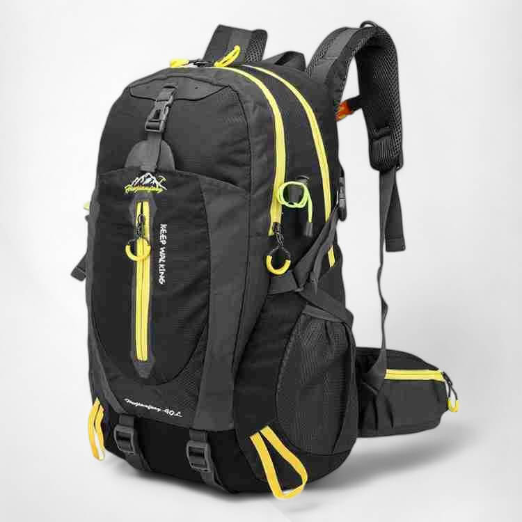 Waterproof 40L Outdoor Trekking Backpack With Extra Compartments