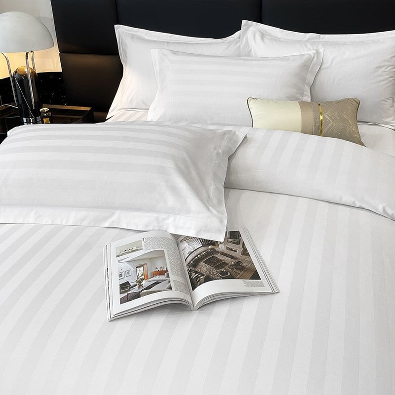 Soft Cotton Striped Bedding Set