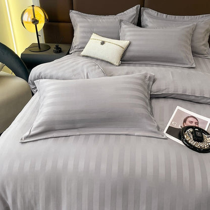 Soft Cotton Striped Bedding Set