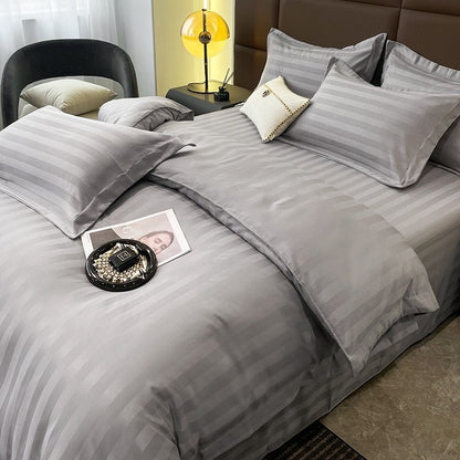 Soft Cotton Striped Bedding Set