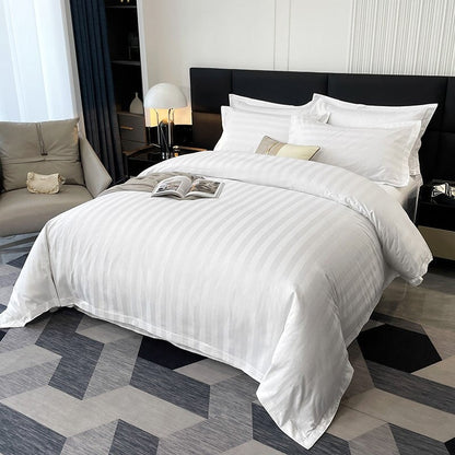 Soft Cotton Striped Bedding Set