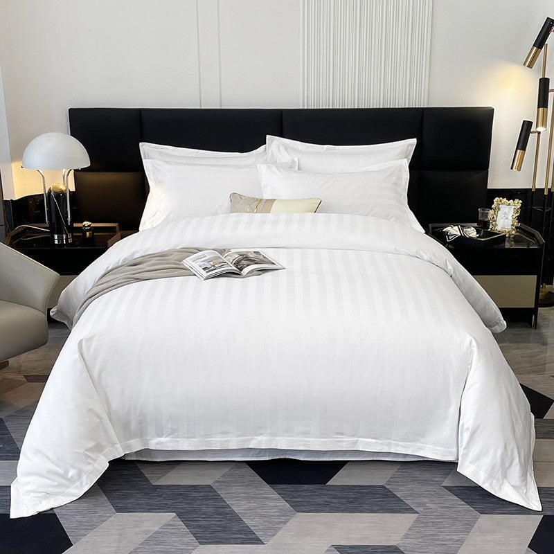 Soft Cotton Striped Bedding Set
