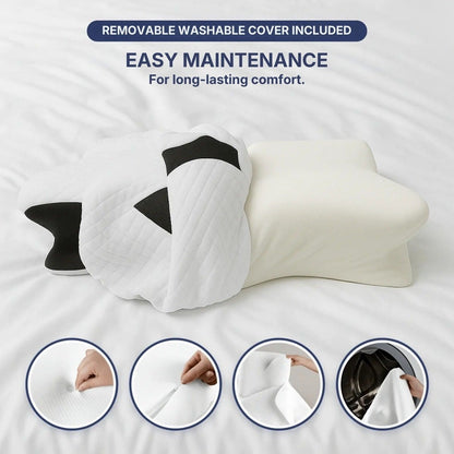 Contour Supportive Foam Neck Pillow for Back Pain Relief