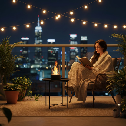 Indoor Smokeless Table Fire Pit Modern Portable Fireplace