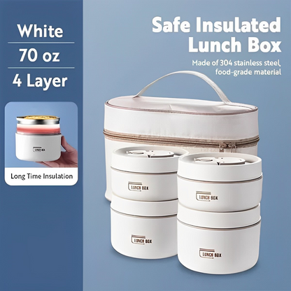 Thermal Insulated Food Container Keeps Lunch Fresh