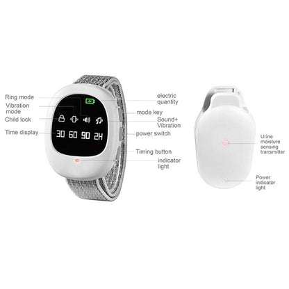 Wireless Bedwetting Alert System With Remote Monitor