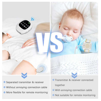 Wireless Bedwetting Alert System With Remote Monitor