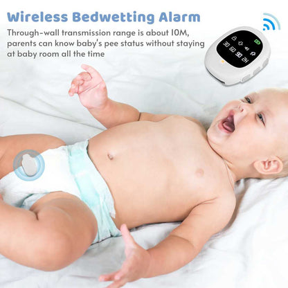 Wireless Bedwetting Alert System With Remote Monitor