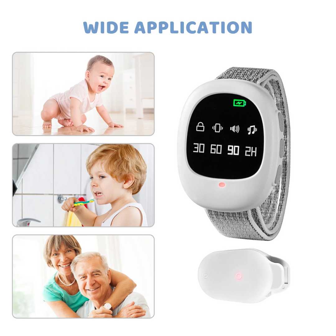 Wireless Bedwetting Alert System With Remote Monitor
