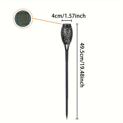 Warm Ambient Outdoor Solar Pathway Lights