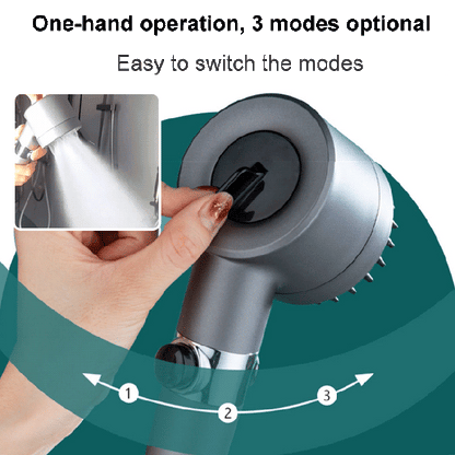 Powerful Turbo Showerhead with Extra Strong Water Flow