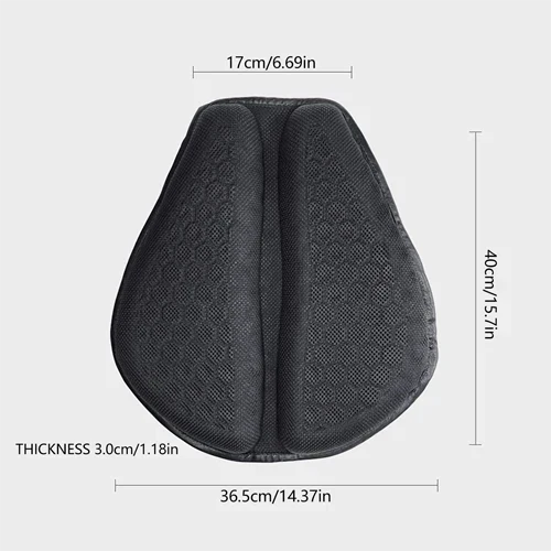 Comfortable Motorcycle Gel Cushion Shock Absorbing Seat Pad