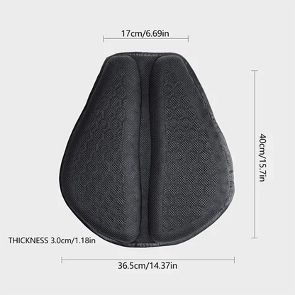 Comfortable Motorcycle Gel Cushion Shock Absorbing Seat Pad