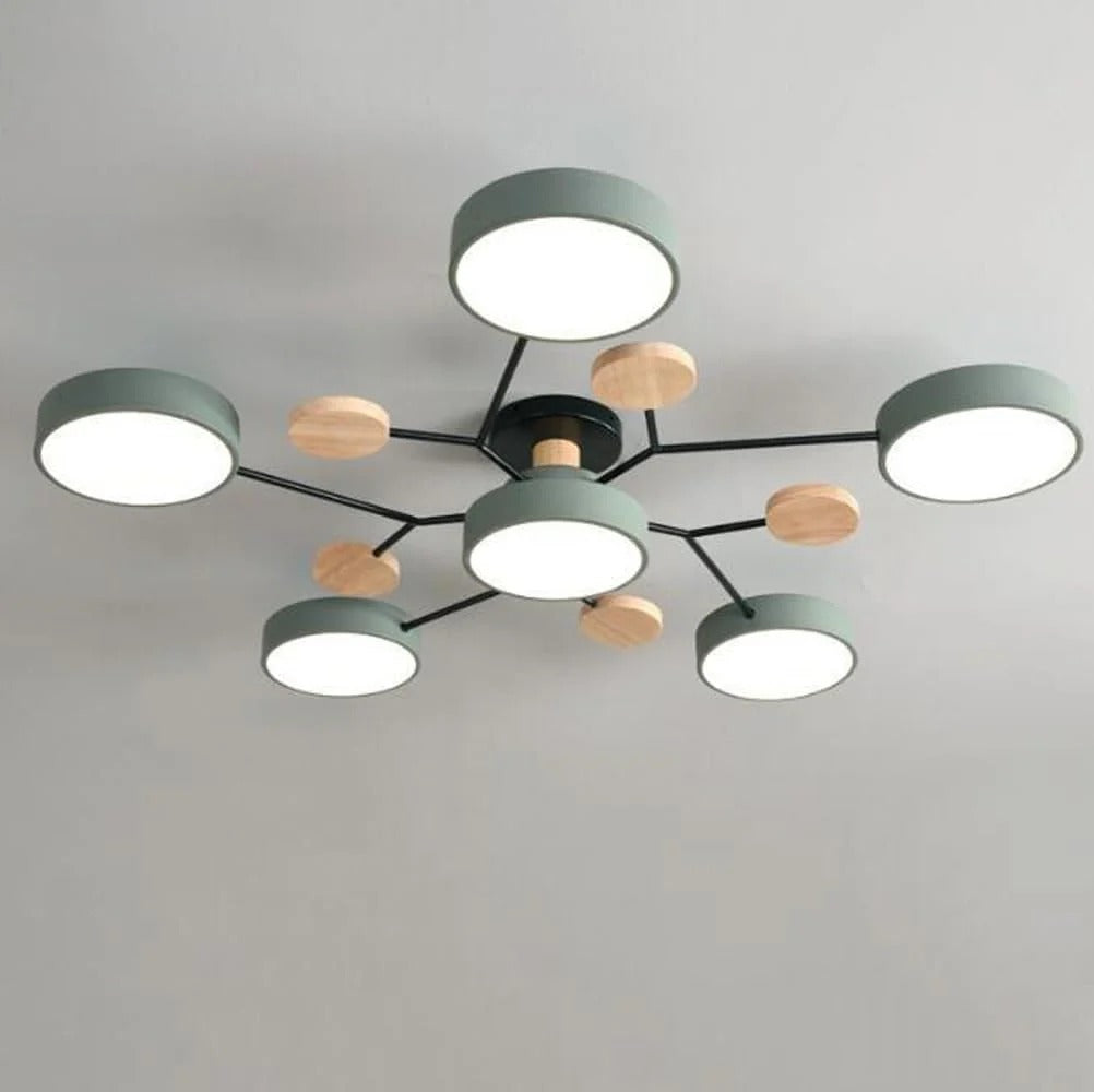 Circular Metal LED Pendant Light For Home