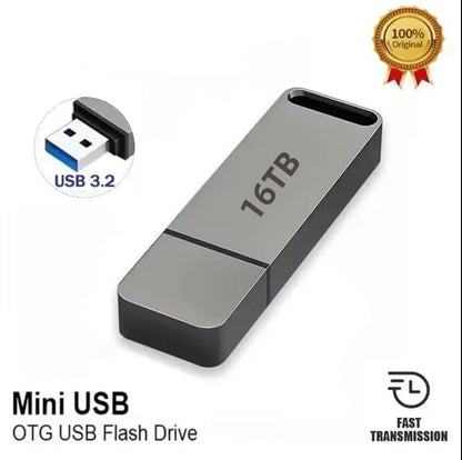 Fast USB 3.2 Waterproof Portable Hard Drive
