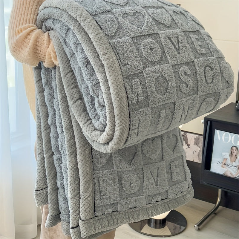 Cozy Fleece Throw Blanket for Home Comfort